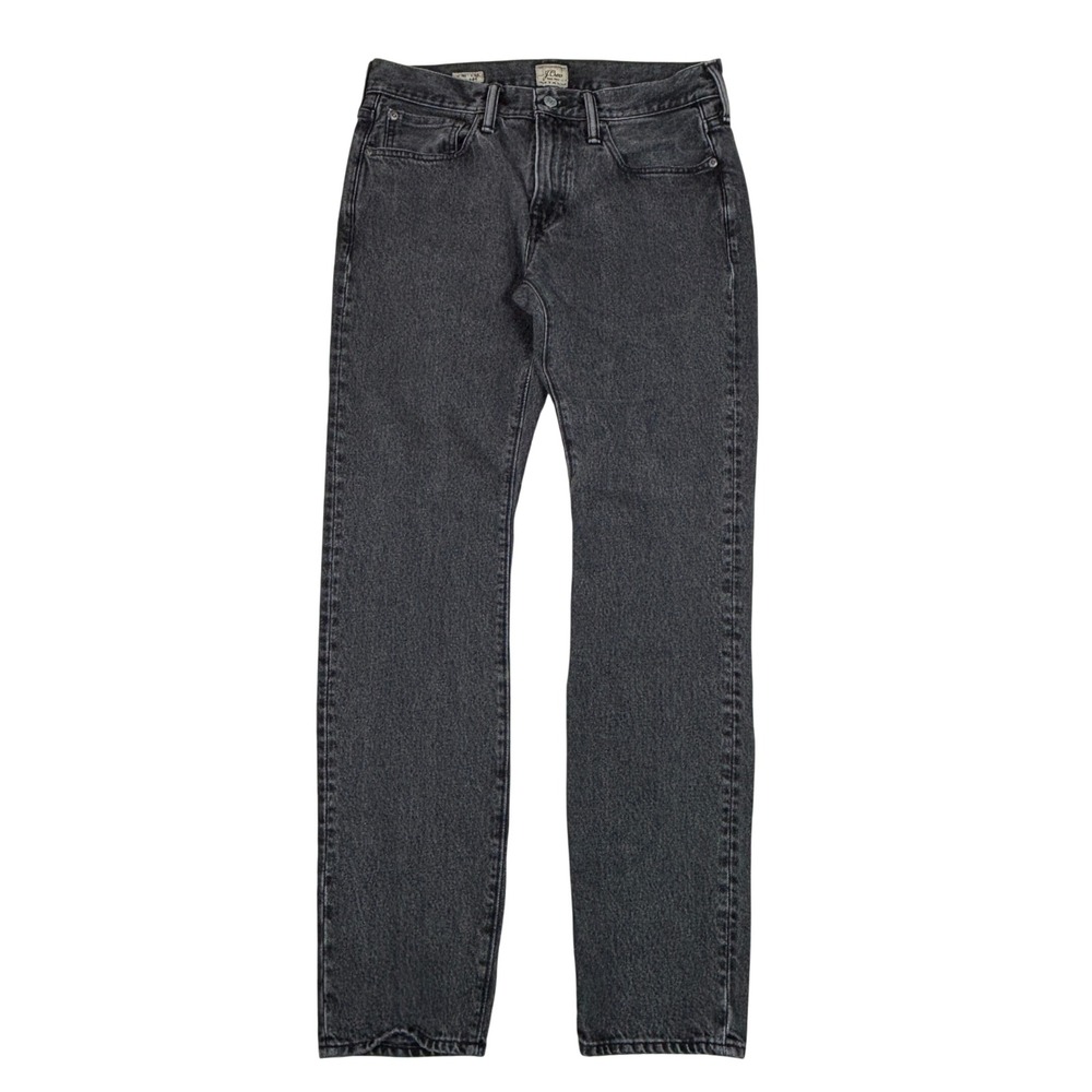 J.Crew 484 Slim Fit Jeans Mens 30x32 Charcoal Black 100% Cotton Tapered Leg